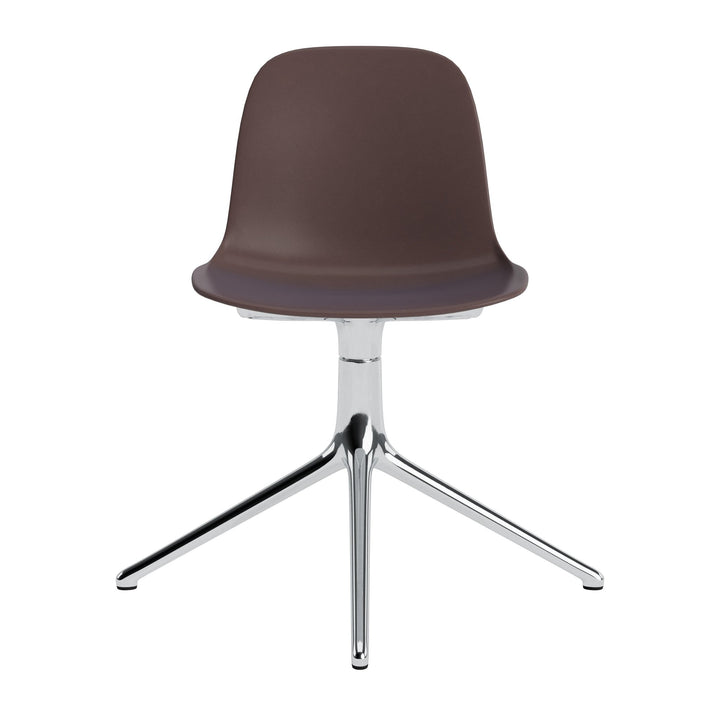 Form Chair Swivel 4L Aluminum - Normann Copenhagen Swivel Chairs - Form Chair Swivel 4L Alu - Bright Blue - HORNE