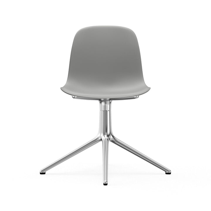 Form Chair Swivel 4L Aluminum - Normann Copenhagen Swivel Chairs - Form Chair Swivel 4L Alu - Bright Blue - HORNE