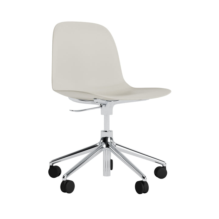 Form Chair Swivel 5W Gas Lift Aluminum - Normann Copenhagen Swivel Chairs - Form Chair Swivel 5W Gas Lift Alu - Light Grey - HORNE