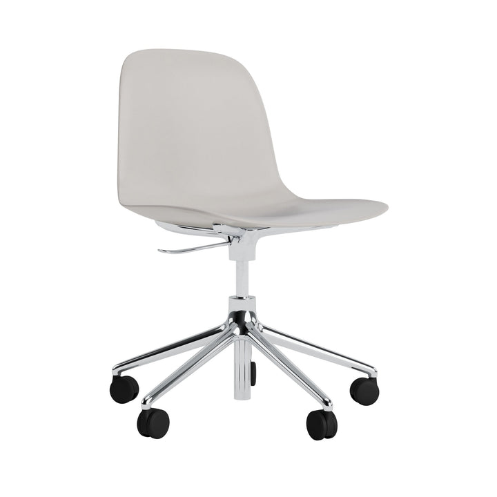 Form Chair Swivel 5W Gas Lift Aluminum - Normann Copenhagen Swivel Chairs - Form Chair Swivel 5W Gas Lift Alu - Warm Grey - HORNE