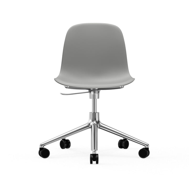 Form Chair Swivel 5W Gas Lift Aluminum - Normann Copenhagen Swivel Chairs - Form Chair Swivel 5W Gas Lift Alu - Bright Blue - HORNE