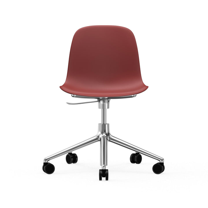 Form Chair Swivel 5W Gas Lift Aluminum - Normann Copenhagen Swivel Chairs - Form Chair Swivel 5W Gas Lift Alu - Bright Blue - HORNE