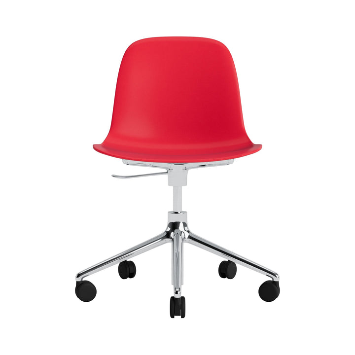 Form Chair Swivel 5W Gas Lift Aluminum - Normann Copenhagen Swivel Chairs - Form Chair Swivel 5W Gas Lift Alu - Bright Blue - HORNE