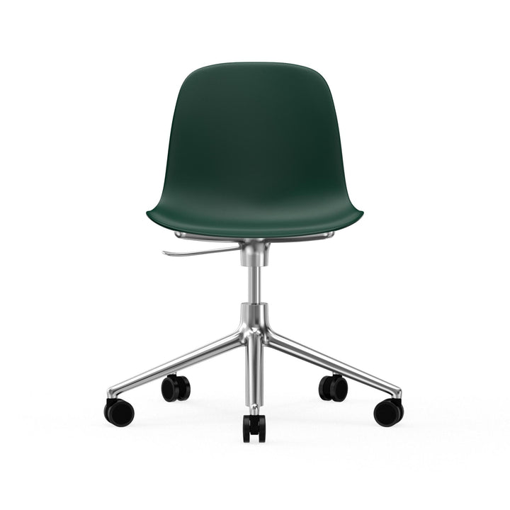 Form Chair Swivel 5W Gas Lift Aluminum - Normann Copenhagen Swivel Chairs - Form Chair Swivel 5W Gas Lift Alu - Bright Blue - HORNE