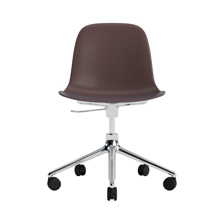 Form Chair Swivel 5W Gas Lift Aluminum - Normann Copenhagen Swivel Chairs - Form Chair Swivel 5W Gas Lift Alu - Bright Blue - HORNE