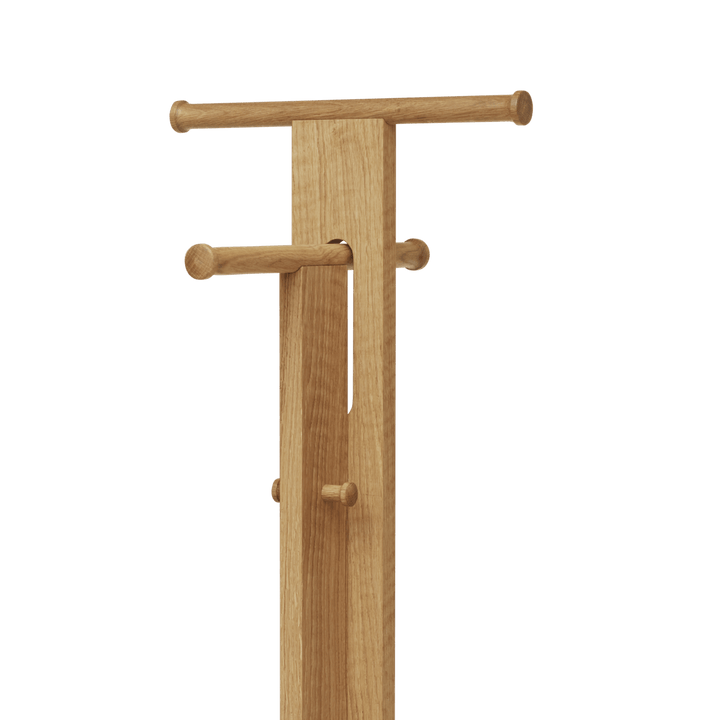 Foyer Coat Stand - Form & Refine Coat + Key Racks - Oak - HORNE