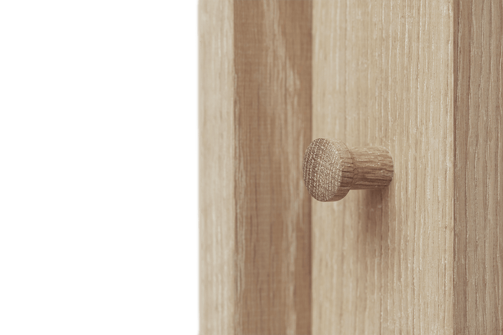 Foyer Coat Stand - Form & Refine Coat + Key Racks - White Oak - HORNE