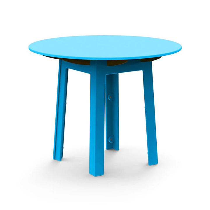 Fresh Air Round Table - 38" - Loll Designs Outdoor Furniture - Standard Table Top - Sky Blue - HORNE