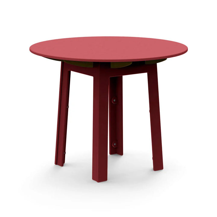 Fresh Air Round Table - 38" - Loll Designs Outdoor Furniture - Standard Table Top - Chili - HORNE