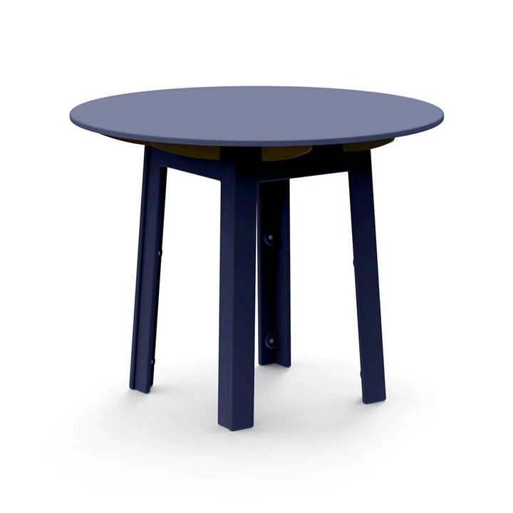 Fresh Air Round Table - 38" - Loll Designs Outdoor Furniture - Standard Table Top - Navy Blue - HORNE