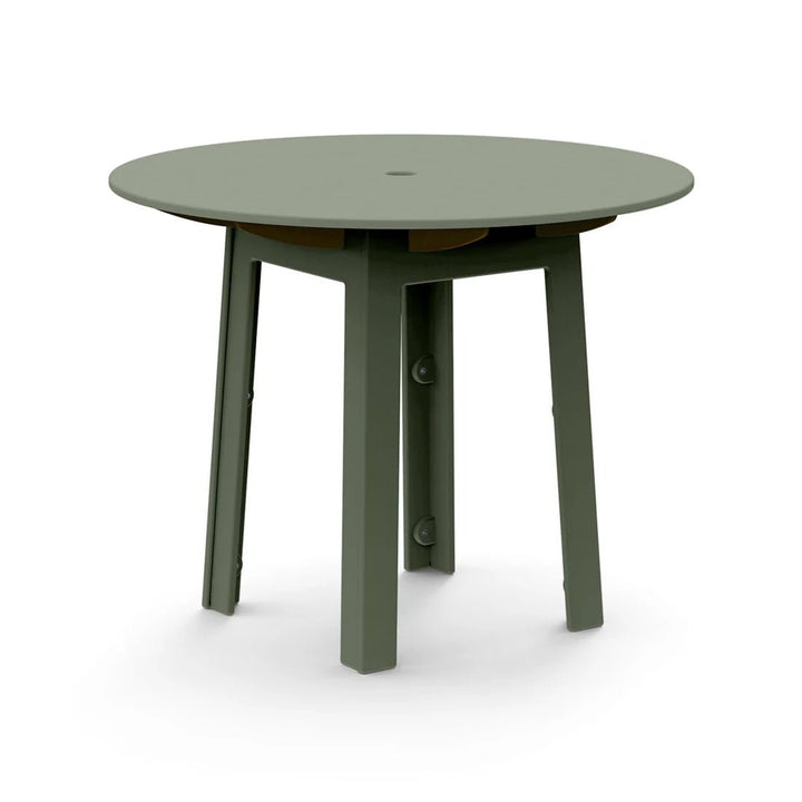 Fresh Air Round Table - 38" - Loll Designs Outdoor Furniture - Standard Table Top - Sage - HORNE
