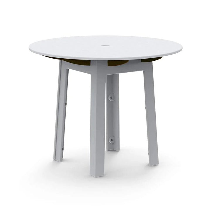 Fresh Air Round Table - 38" - Loll Designs Outdoor Furniture - Table Top with Umbrella Hole - Driftwood - HORNE