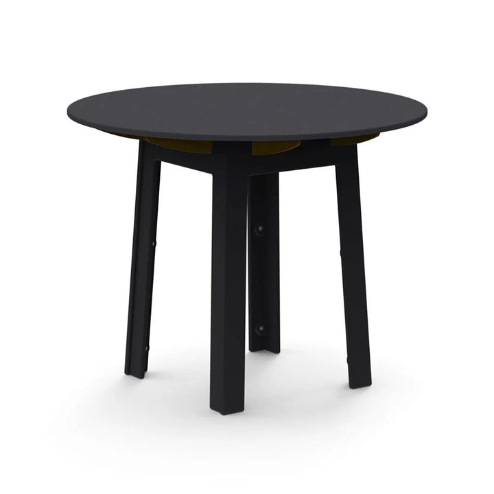 Fresh Air Round Table - 38" - Loll Designs Outdoor Furniture - Standard Table Top - Black - HORNE