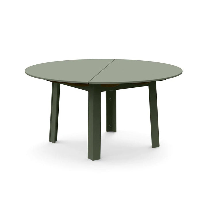 Fresh Air Round Table - 60" - Loll Designs Outdoor Furniture - Table Top with Umbrella Hole - Sage - HORNE