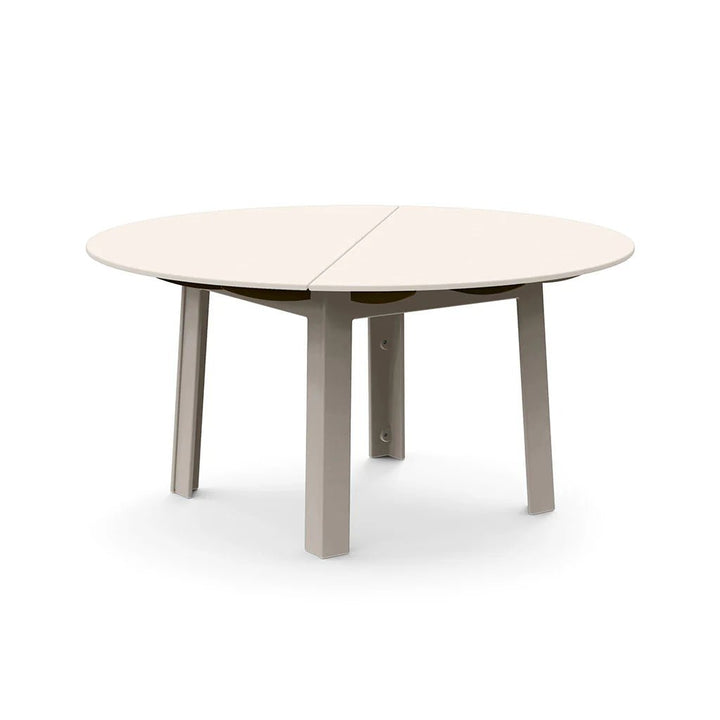 Fresh Air Round Table - 60" - Loll Designs Outdoor Furniture - Standard Table Top - Fog - HORNE