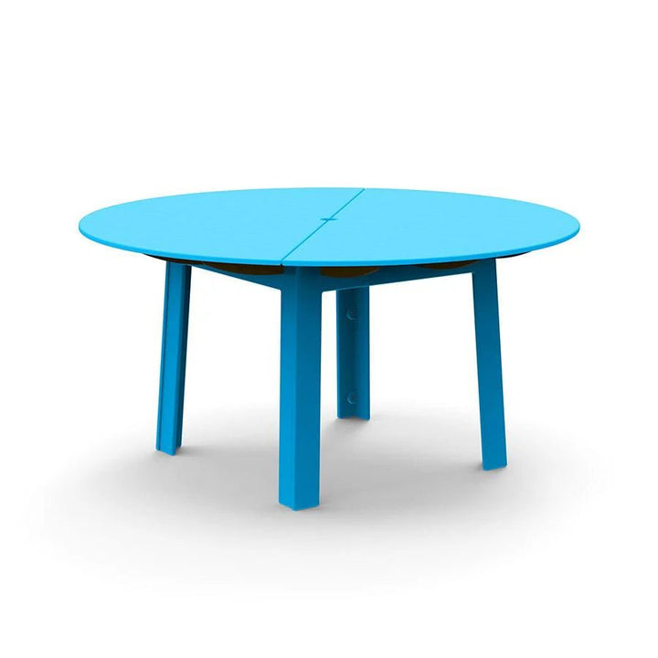 Fresh Air Round Table - 60" - Loll Designs Outdoor Furniture - Table Top with Umbrella Hole - Sky Blue - HORNE