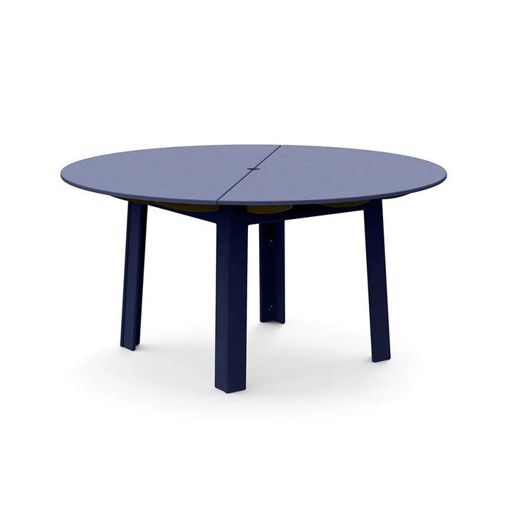 Fresh Air Round Table - 60" - Loll Designs Outdoor Furniture - Table Top with Umbrella Hole - Navy Blue - HORNE