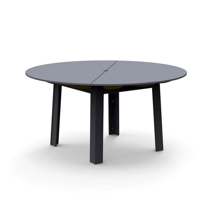 Fresh Air Round Table - 60" - Loll Designs Outdoor Furniture - Table Top with Umbrella Hole - Charcoal Grey - HORNE
