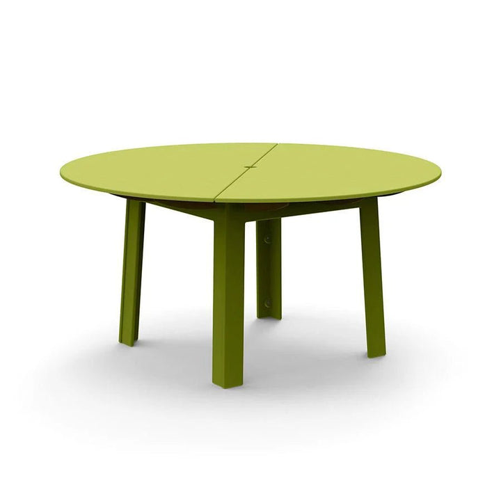 Fresh Air Round Table - 60" - Loll Designs Outdoor Furniture - Table Top with Umbrella Hole - Leaf Green - HORNE