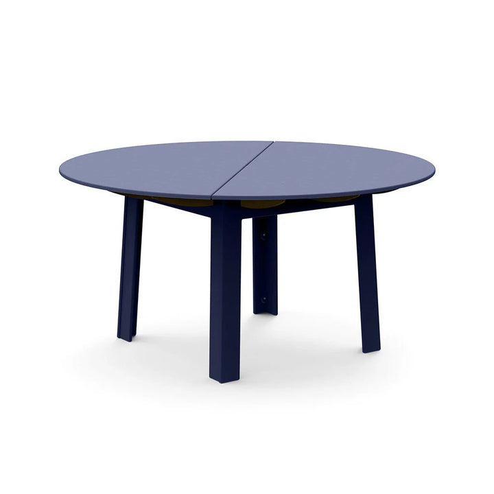 Fresh Air Round Table - 60" - Loll Designs Outdoor Furniture - Standard Table Top - Navy Blue - HORNE