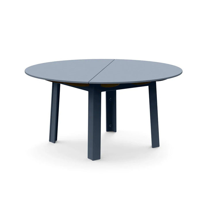 Fresh Air Round Table - 60" - Loll Designs Outdoor Furniture - Standard Table Top - Ash Blue - HORNE