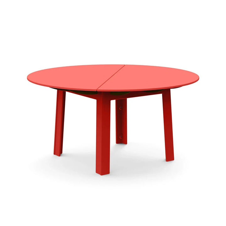 Fresh Air Round Table - 60" - Loll Designs Outdoor Furniture - Standard Table Top - Apple Red - HORNE