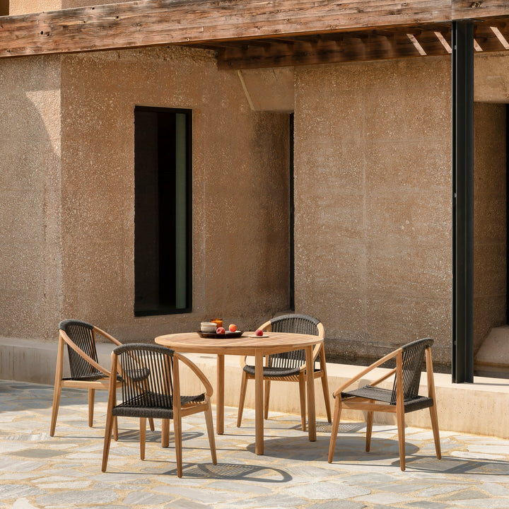 Frida Outdoor Dining Chair - Vincent Sheppard - Outdoor Furniture - Anthracite - HORNE