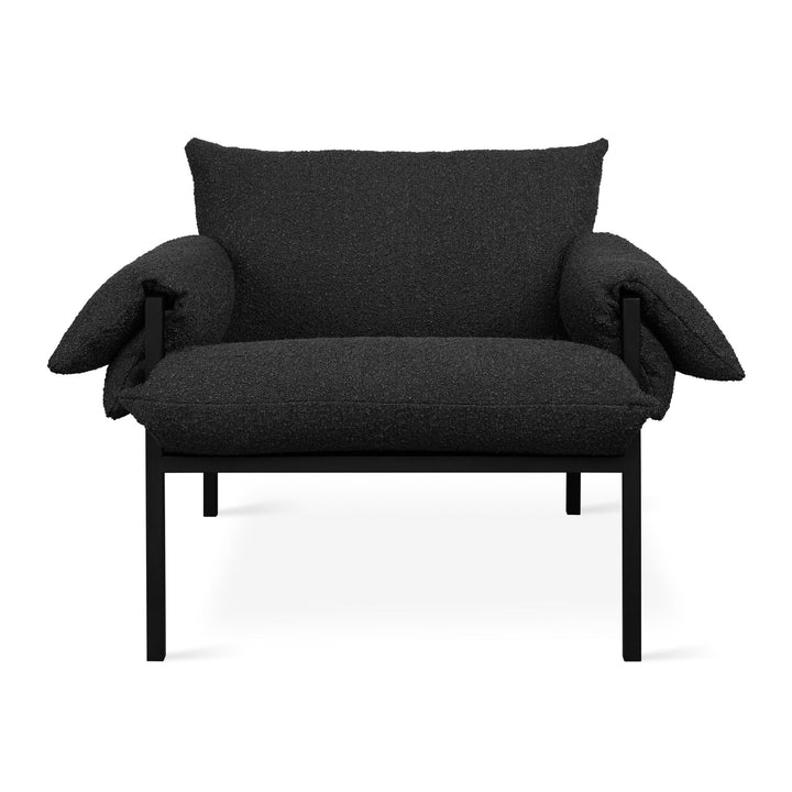 Fulton Lounge Chair - Gus* Modern - Chairs - Rosslyn Argent - HORNE