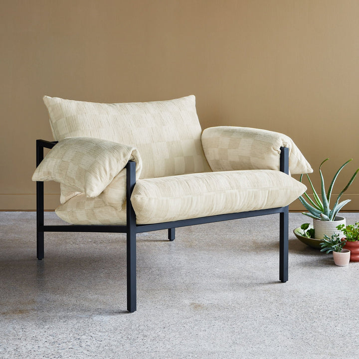 Fulton Lounge Chair - Gus* Modern - Chairs - Rosslyn Argent - HORNE