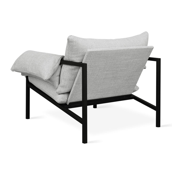 Fulton Lounge Chair - Gus* Modern - Chairs - Rosslyn Argent - HORNE