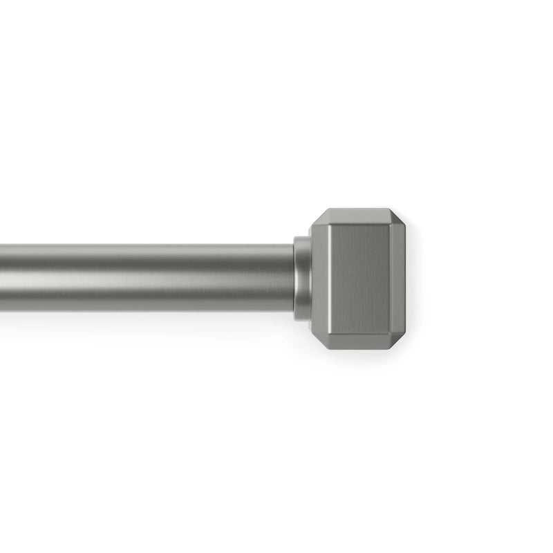 Geo Pinpoint Curtain Rod - Umbra Bath - Nickel-Steel - HORNE