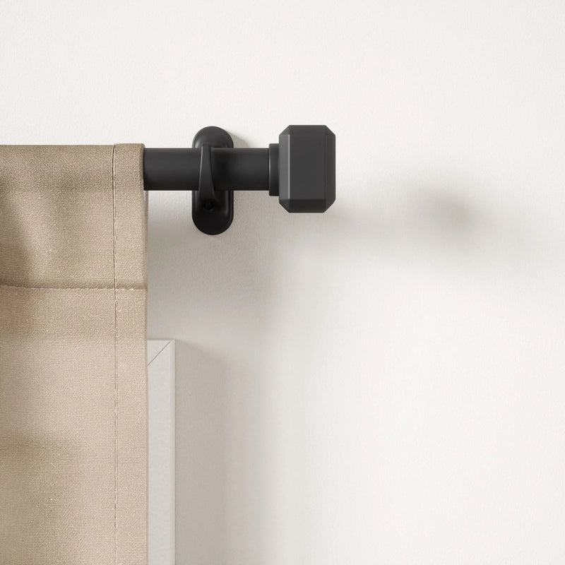 Geo Pinpoint Curtain Rod - Umbra Bath - Nickel-Steel - HORNE