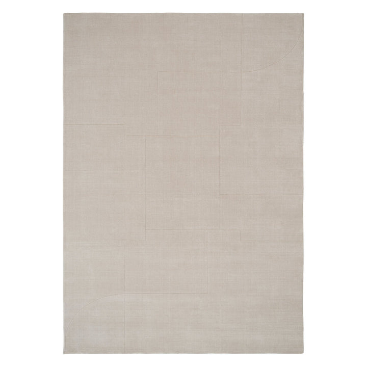 Geometric Maze rug in Beige 170x240 (5.6' x 7.9')