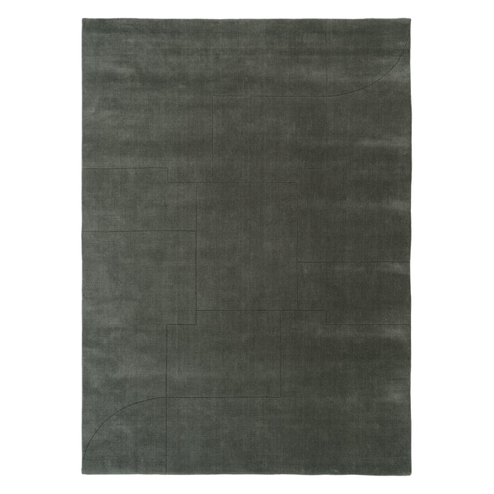 Geometric Maze rug in White 170x240 (5.6' x 7.9')