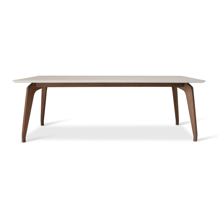 Giane Dining Table - Urbia Tables - Off White Nogal - Large - HORNE