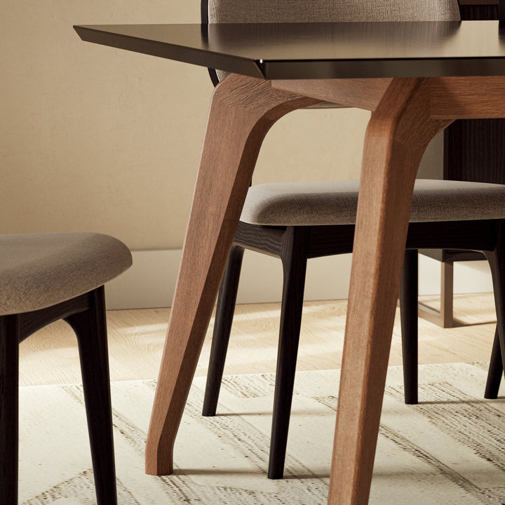Giane Dining Table - Urbia Tables - Off White Nogal - Large - HORNE