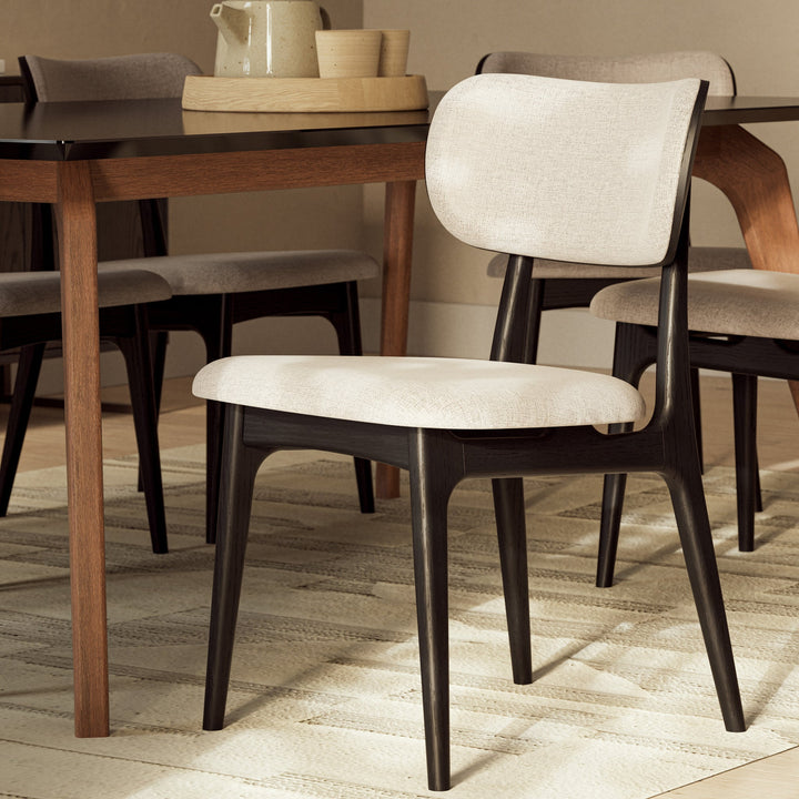 Giane Dining Table - Urbia Tables - Off White Nogal - Large - HORNE