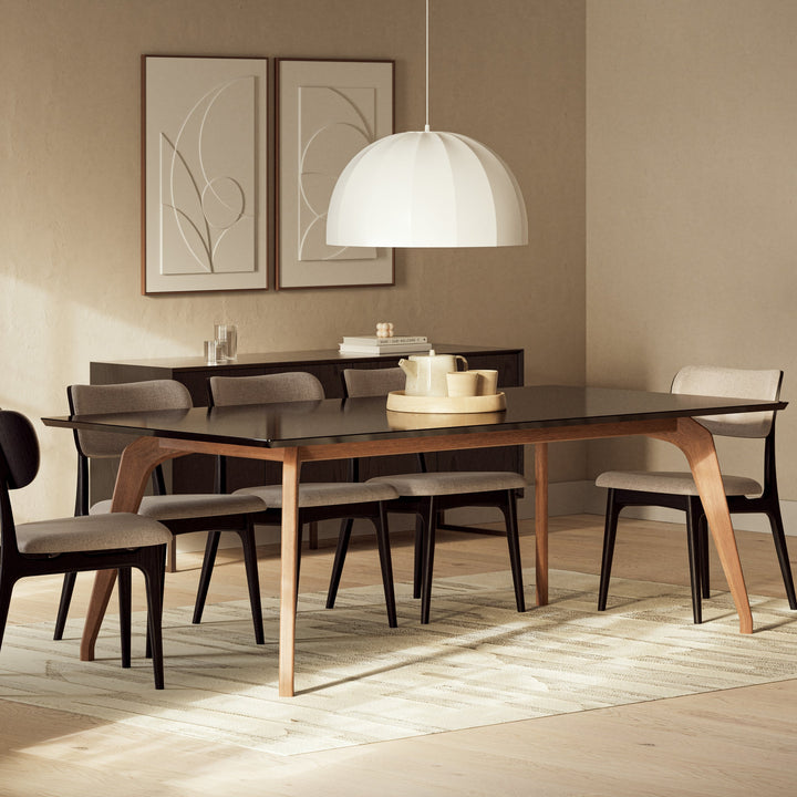 Giane Dining Table - Urbia Tables - Off White Nogal - Large - HORNE