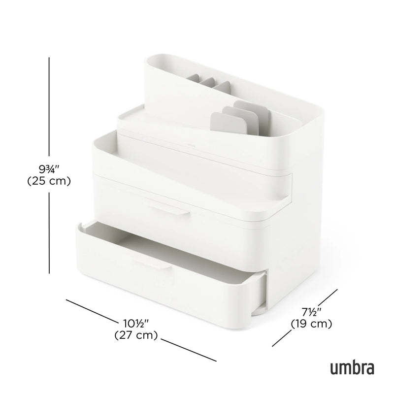 Glam Cosmetic Organizer Large - Umbra Storage + Organization - HORNE