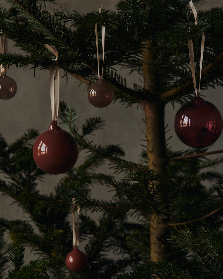 Glass Baubles - S - Set of 3 - Ferm Living Decor - HORNE