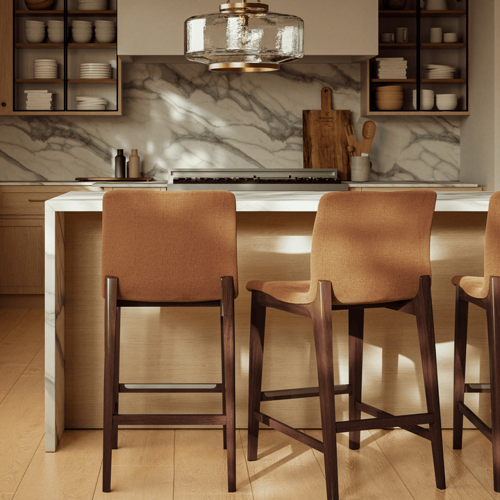 Godan Counter Stool - Urbia Chairs - Jackpot Terracotta Nogal - HORNE