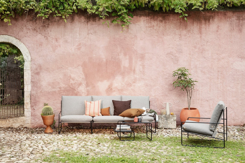 Grand Cushion - Ferm Living - Bedding + Pillows - Camel/ Red - HORNE