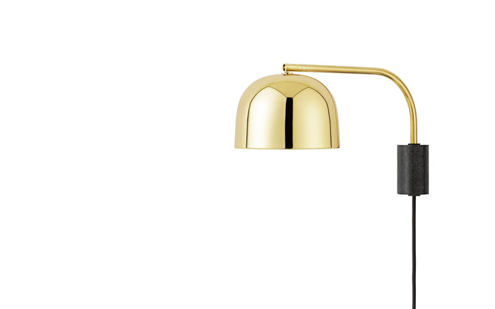 Grant Wall Lamp - Normann Copenhagen Wall & Ceiling Lamps - Grant Wall Lamp 43cm US - Brass - HORNE