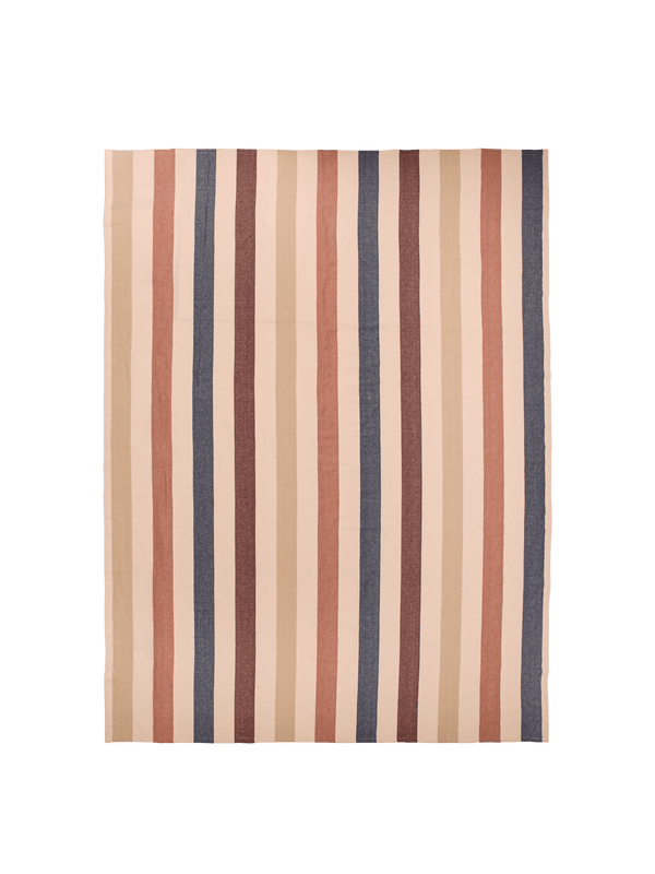 Hale Tablecloth - Ferm Living Kitchen & Dining - Cashmere/Mocha/Indigo Blue - HORNE
