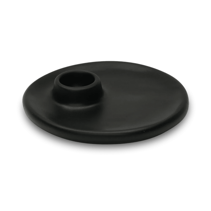 Halo Plate With Bowl - Tina Frey Serveware - Small - Black - HORNE