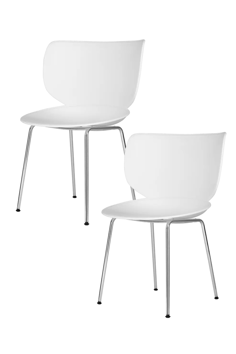 Hana Chairs Un - Upholstered Set of 4 - Moooi Chairs - Black - Black - NON - STACKABLE - HORNE