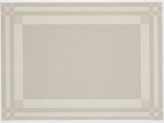 Handkerchief Rectangular Placemat - Set of 4 - Chilewich - Kitchen + Table Linens - Flax - HORNE