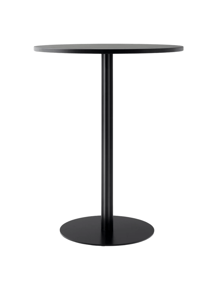 Harbour Column Counter Table - Audo Copenhagen Tables + Desks - Round base - Ø: 31.5 in - Black Oak - HORNE