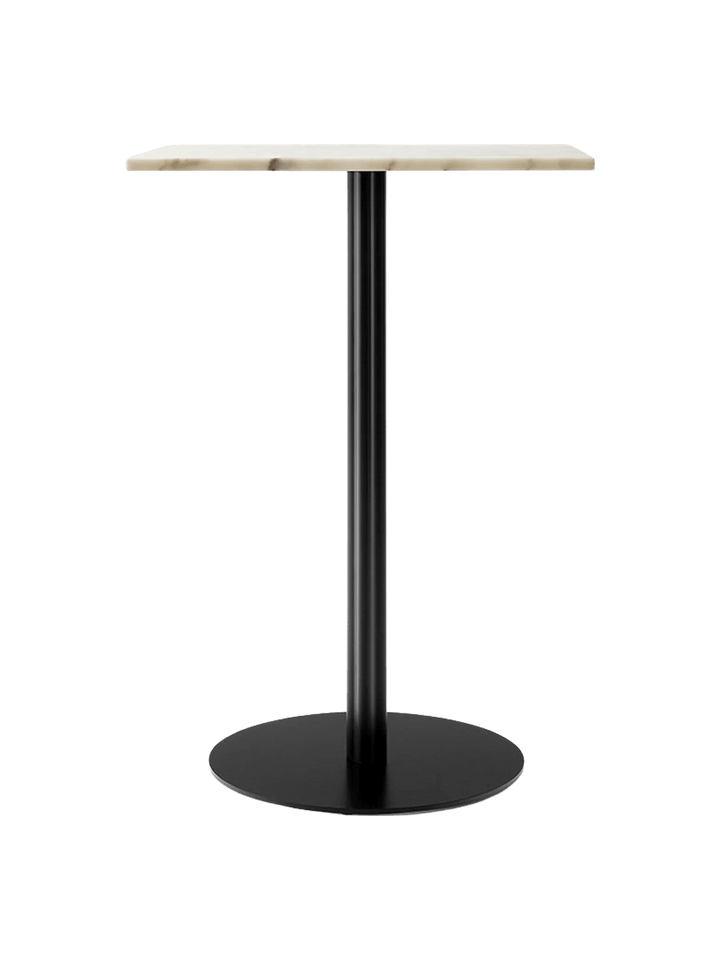 Harbour Column Counter Table - Audo Copenhagen Tables + Desks - Round base - 27.6 × 23.6 in - Estremoz Marble - HORNE