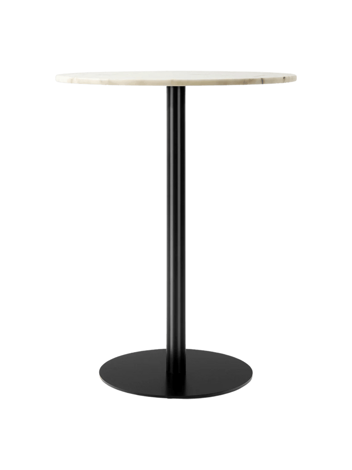 Harbour Column Counter Table - Audo Copenhagen Tables + Desks - Round base - Ø: 31.5 in - Estremoz Marble - HORNE